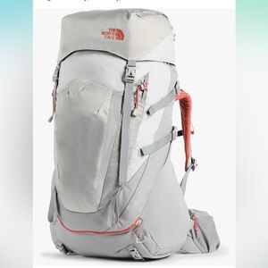 NORTH FACE Women's Terra Backpacking Backpack Grey/pink, XS-S 40 L